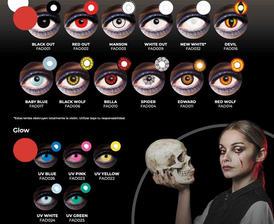 Lentillas para Halloween