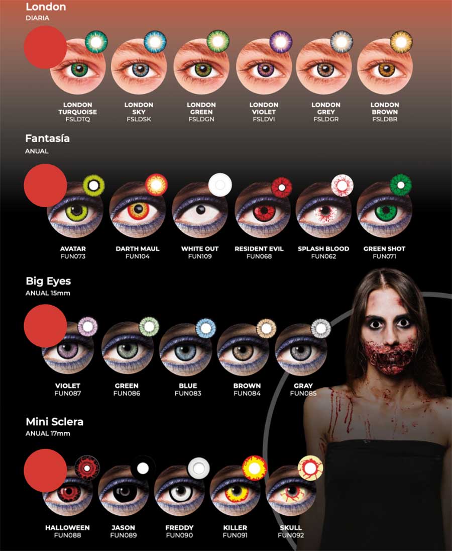 Lentillas para Halloween